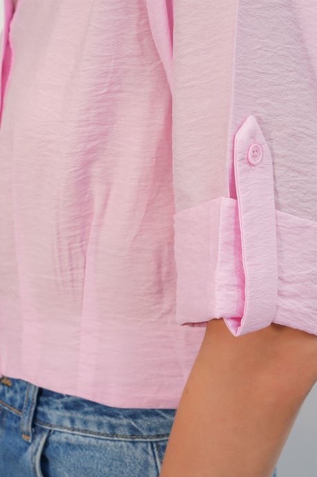 Übergroßes Cropped-Shirt - Image 5