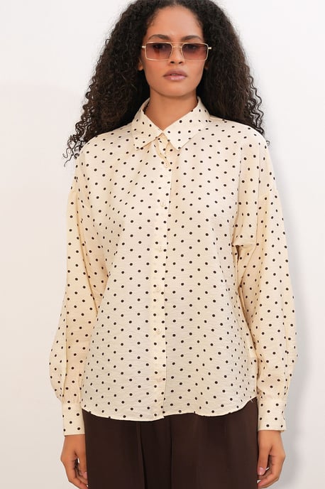 Übergroßes Polka-Dot-Crephemd - Image 3