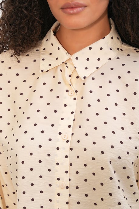 Übergroßes Polka-Dot-Crephemd - Image 5