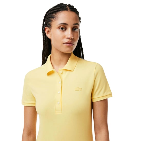 Lacoste - Polo-Kleid für Damen, Mit Kragen (Gelb) - Image 4