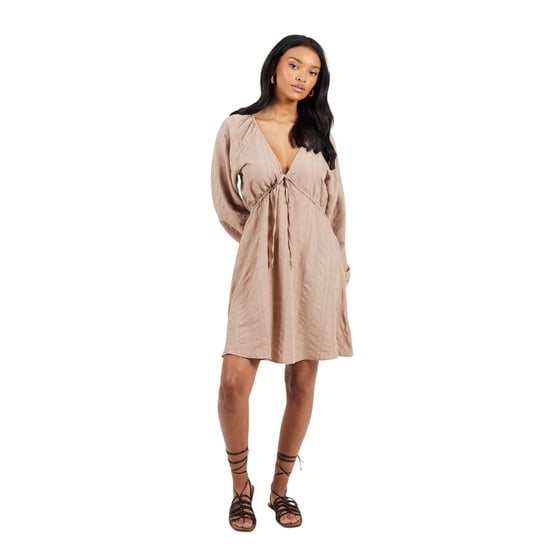 Brave Soul - Minikleid für Damen, A-Linie (Braungrau) - Image 1