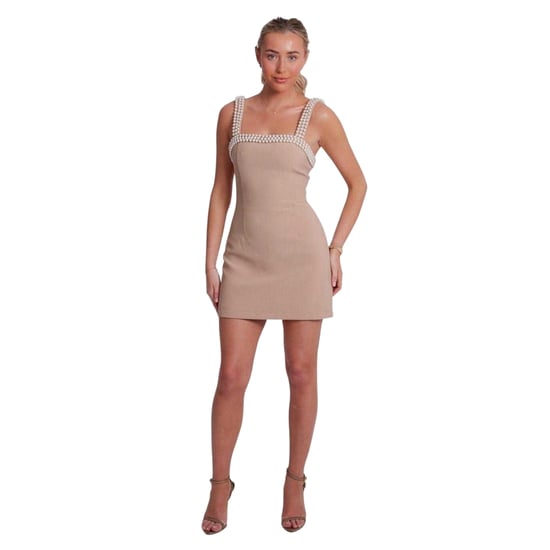 Odd Muse - "The Ultimate" Minikleid für Damen (Camel) - Image 1