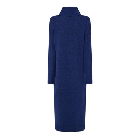 Pieces - Strickkleid für Damen, Rollkragen, Jerseyware (Blau) - Image 2