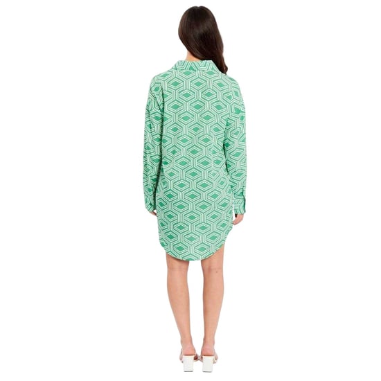 Influence - Kleid für Damen, Langärmlig (Grün) - Image 2