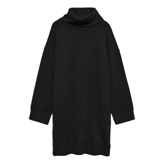 Vero Moda - Strickkleid für Damen, Rollkragen, Jerseyware (Schwarz) - Image 2