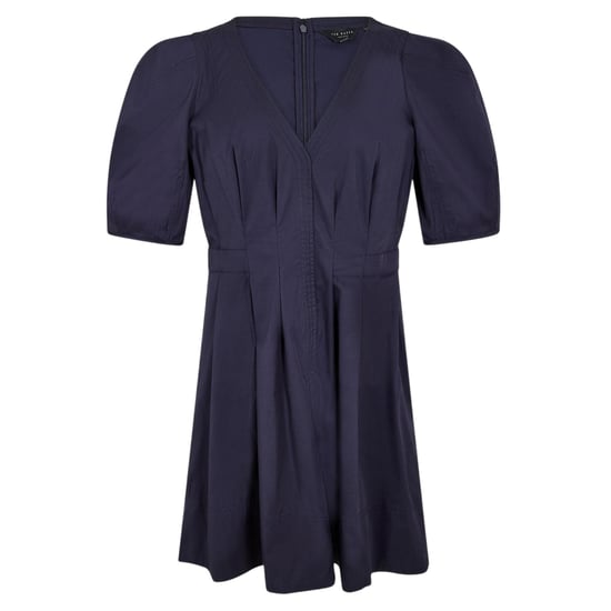 Ted Baker - Minikleid für Damen, V-Ausschnitt, Puffärmel (Marine) - Image 2