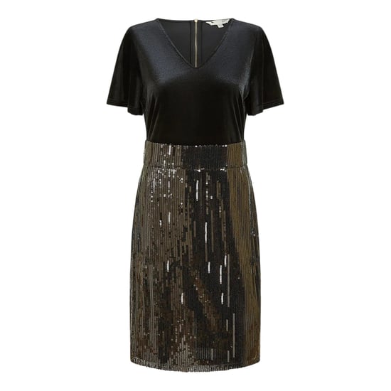 Yumi - Bodycon Kleid für Damen, Samt (Schwarz) - Image 2