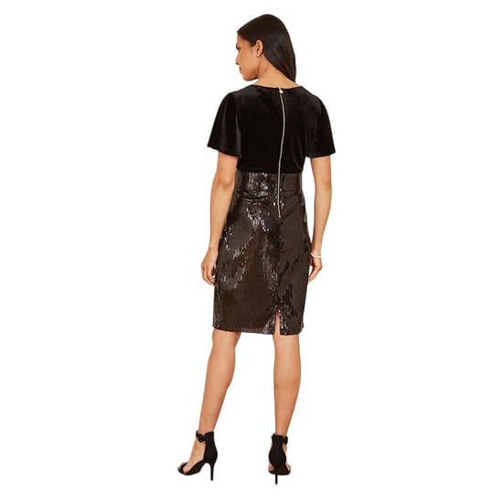 Yumi - Bodycon Kleid für Damen, Samt (Schwarz) - Image 3