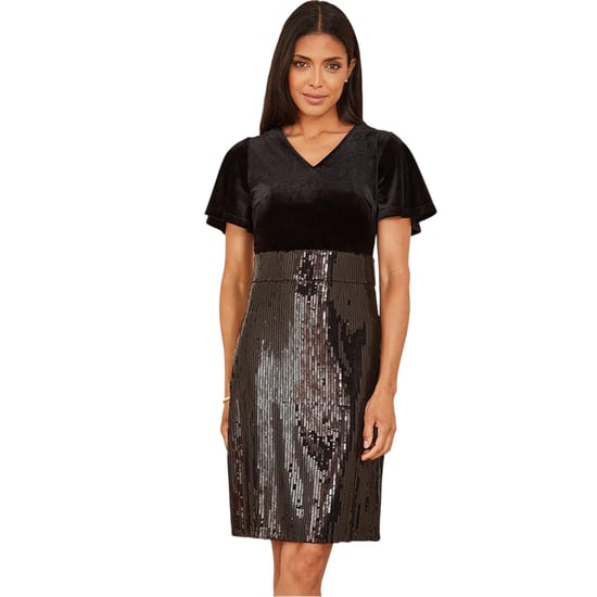Yumi - Bodycon Kleid für Damen, Samt (Schwarz) - Image 4