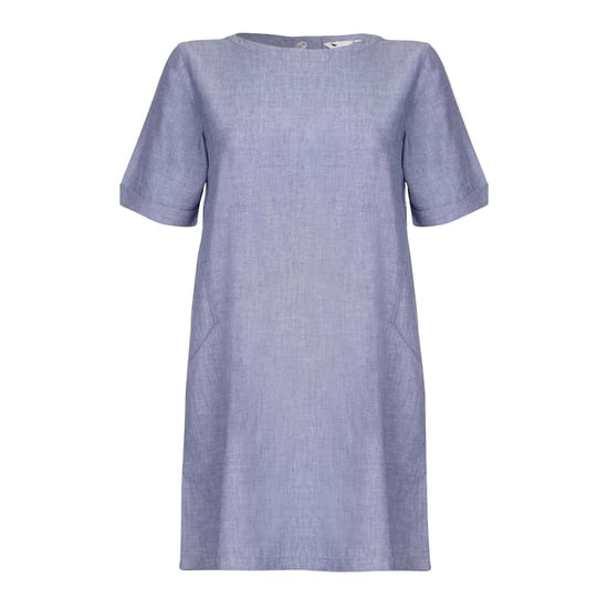 Yumi Damen Chambray Tunikakleid (Hellblau) - Image 1