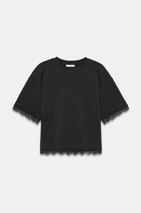 Damen Baumwoll-Elasthan Rundhals T-Shirt - Image 5