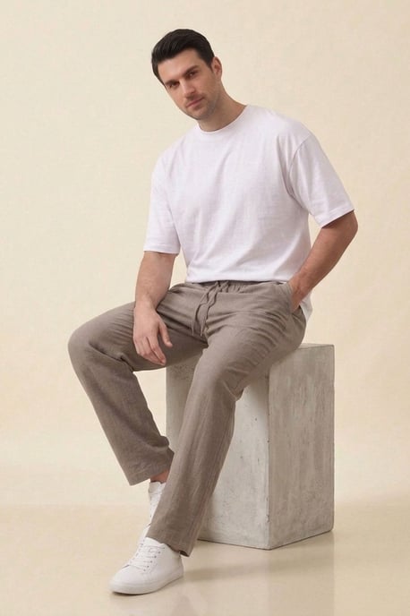 Herren Gerade geschnittene Woven-Hosen - Image 2
