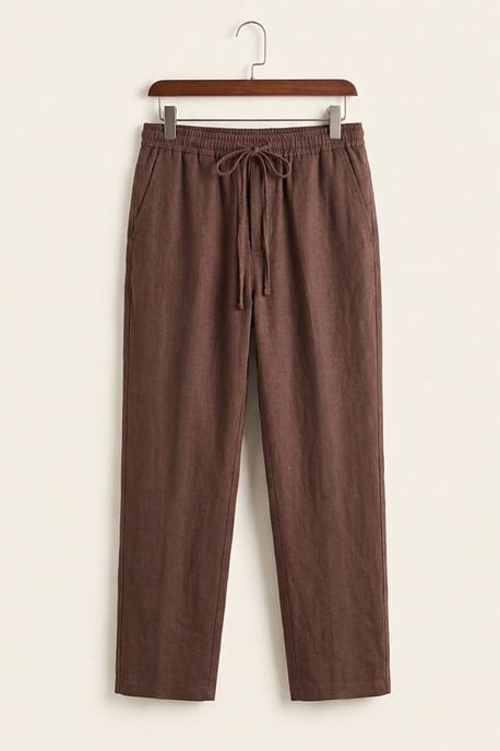 Herren Gerade geschnittene Gewebte Hose - Image 4