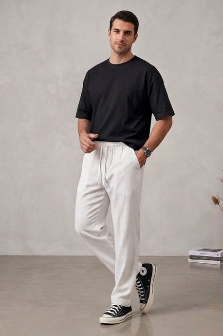 Herren gerade geschnittene Webhose - Image 1