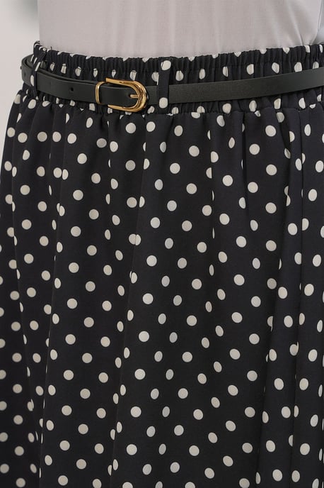 High-Waist Pünktchen Maxi-Rock - Image 6