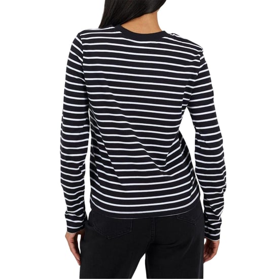 Brave Soul - T-Shirt für Damen, Langärmlig (Marine/Cremefarbe) - Image 3