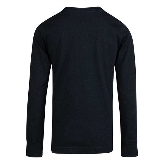 Nike - "Futura" T-Shirt für Kinder, Langärmlig (Schwarz) - Image 2