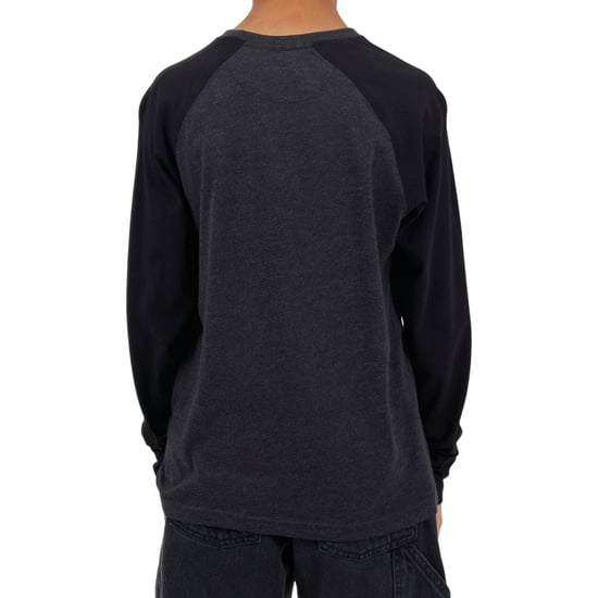 Brave Soul - T-Shirt für Jungen, Raglan langärmelig (dunkele Kohle) - Image 2