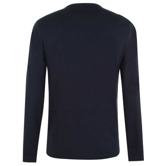 Farah - "Dennis" T-Shirt für Herren, Langärmlig (wahres Marienblau) - Image 2