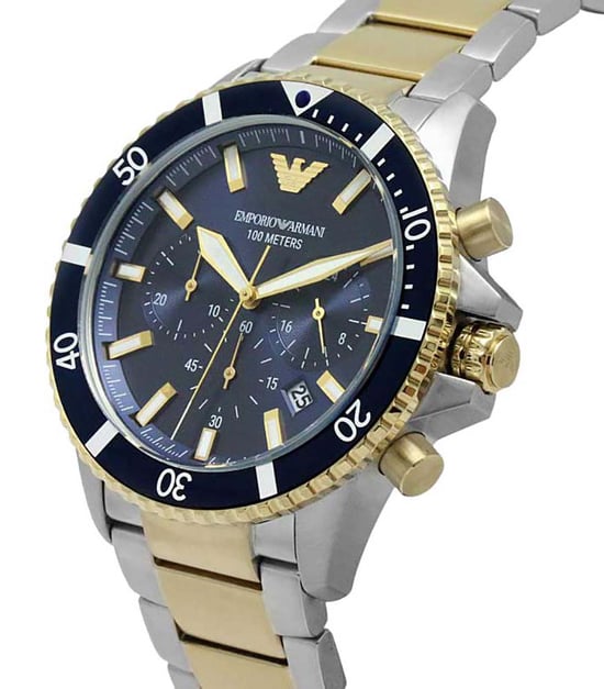 Emporio Armani Diver Mehrfarbig Herren Armbanduhr AR11362 - Image 3