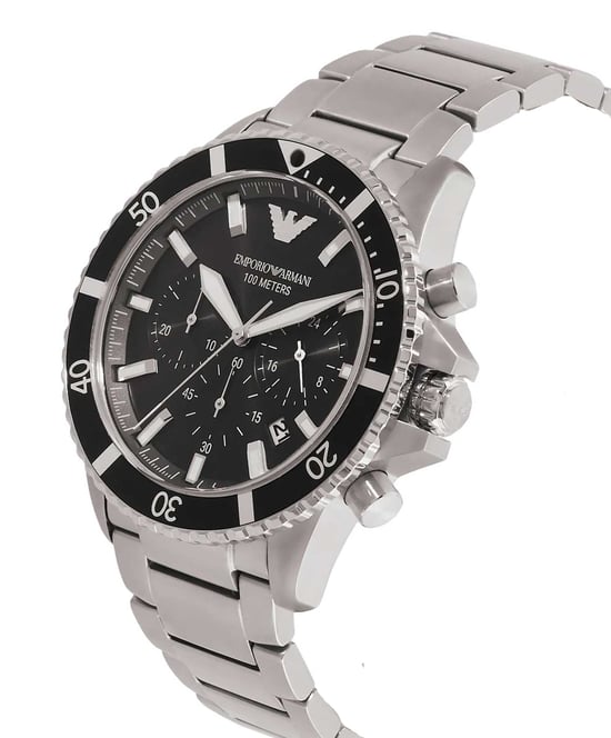 Emporio Armani Diver Silber Herren Armbanduhr AR11360 - Image 3