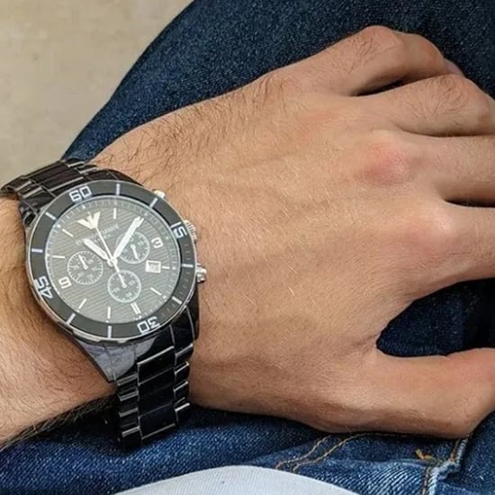 Emporio Armani AR1421 Herrenuhr Leo Ceramica - Image 4