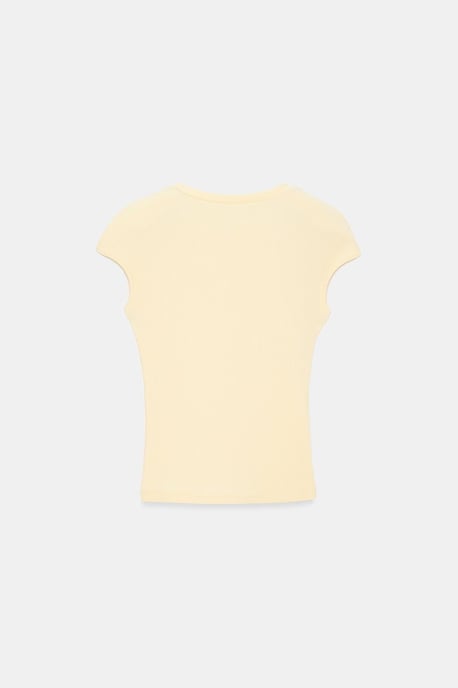 Figurbetontes Baumwoll-Jersey Rundhals-T-Shirt - Image 6