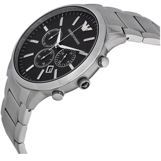 Emporio Armani Renato Silber Herren Armbanduhr AR2460 - Image 3