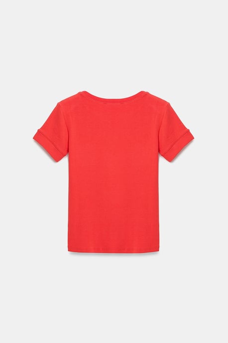 Damen Slim Fit Rundhalsausschnitt T-Shirt - Image 6