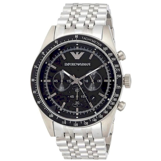 Emporio Armani Herrenuhr Quartz Silber - Image 1