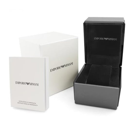 Emporio Armani AR1452 Herren Chronograph Uhr Ceramica Schwarz - Image 3