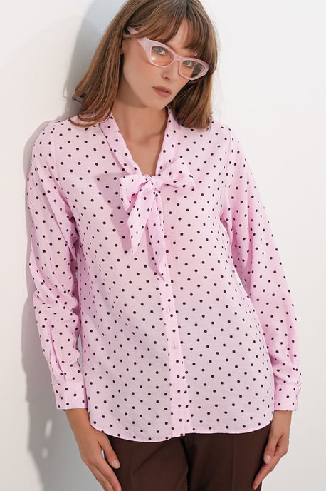 Pünktchen Popeline Bluse - Image 1