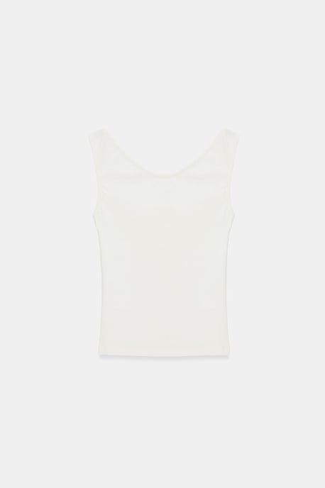 Ärmellose V-Ausschnitt Slim-Fit Bluse für Damen - Image 6