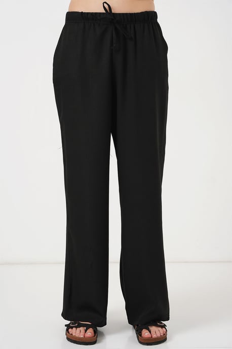 Weite legere Hose mit Kordelzug - Image 4