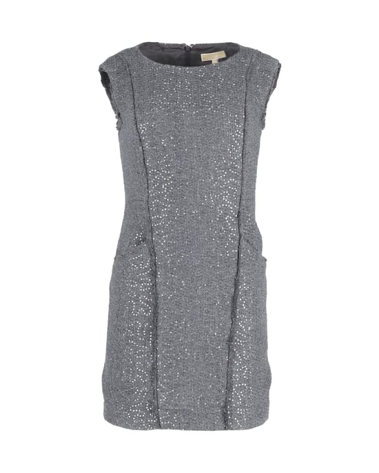 Paillettenbesetztes Minikleid von Michael Kors aus grauem Acryl - Image 1