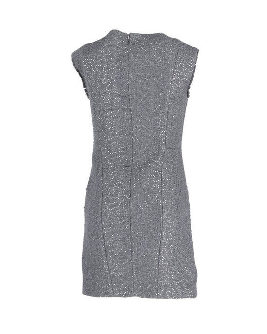 Paillettenbesetztes Minikleid von Michael Kors aus grauem Acryl - Image 3
