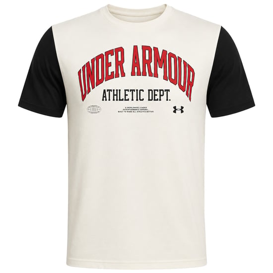 Under Armour Athletic Dept. Herren Off White T-Shirt - Image 1