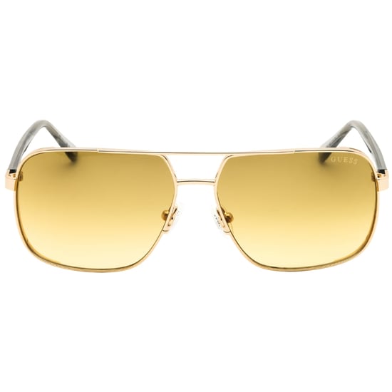 Guess Shiny Pale Gold Brown Gradient Sonnenbrille - Image 1