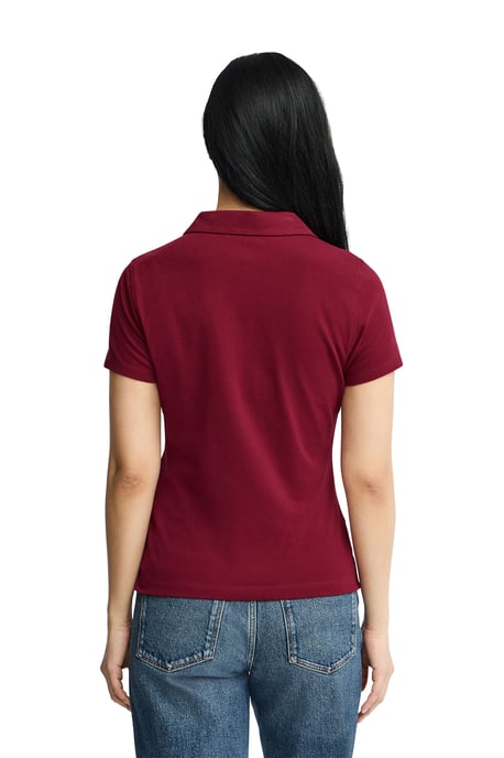 Damen Polo-Shirt mit kurzem Ärmel Slim Fit POLO-SHIRT-S-S7 - Image 3