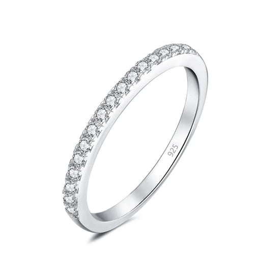 Ewiger Funkeln Sterling Silberring für Frauen mit Zirkonia BIAN018 - Image 2