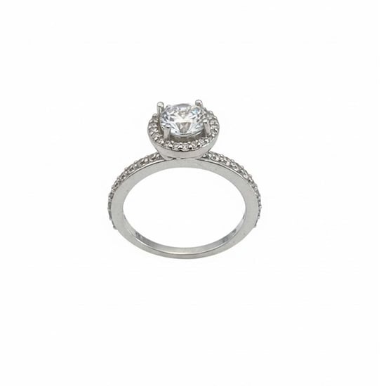 Ewiger Sternring mit Halo, 925 Sterling Silber, BIAN025 - Image 1