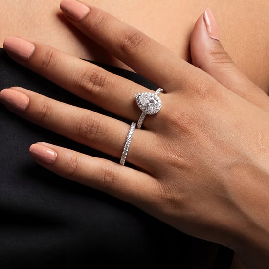 Strahlendes Verlobungsset für Frauen 925 Sterlingsilber BIAN022 - Image 3