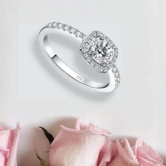 Damenring aus 925 Sterling Silber mit Zirkonia-Kissen Größe BIAN020 - Image 3