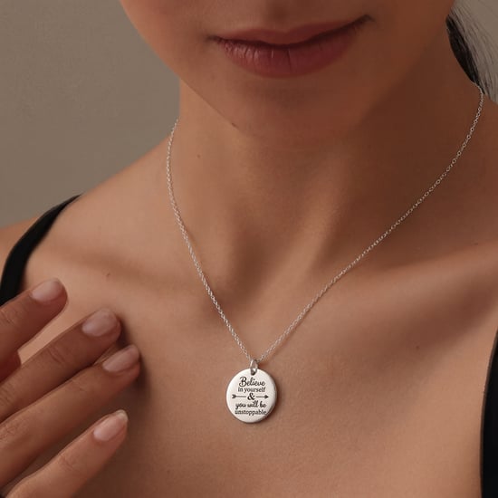 Bibei Halskette „Believe in Yourself“ aus 925er Sterling Silber, Modell BICLL047 - Silber - Image 3