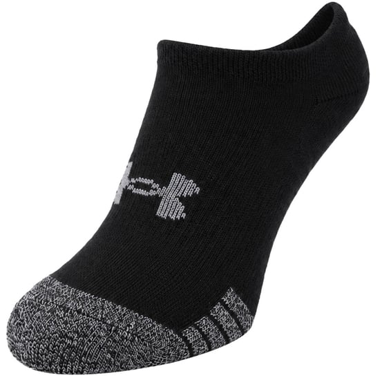 Under Armour 3er-Pack HeatGear No Show Kinder Socken Schwarz - Image 2