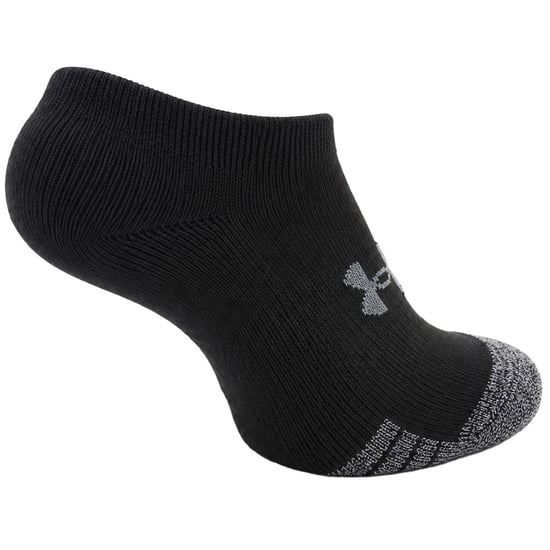 Under Armour 3er-Pack HeatGear No Show Kinder Socken Schwarz - Image 3
