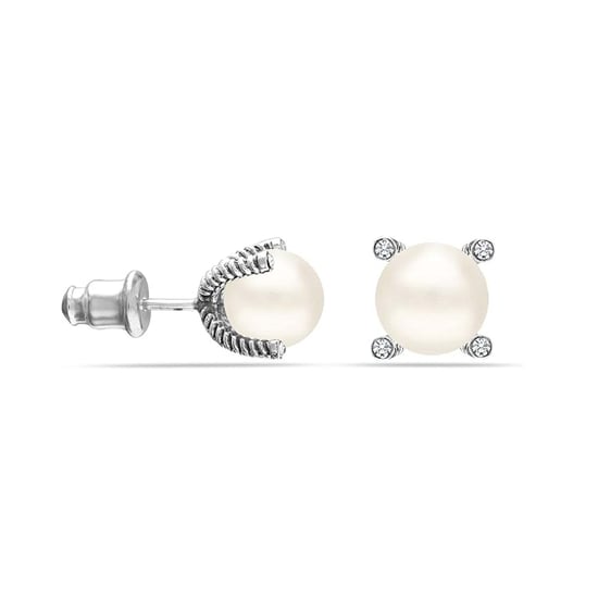 Damen Serene Light Ohrringe 925 Sterling Silber mit Zirkonia BIPE057 - Image 1
