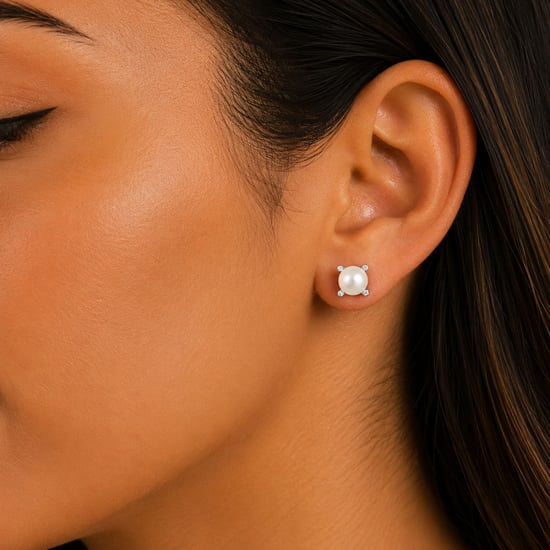 Damen Serene Light Ohrringe 925 Sterling Silber mit Zirkonia BIPE057 - Image 3
