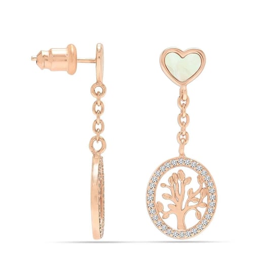 Damen Baum des Lebens Ohrhänger 925 Sterling Silber BIPE021 - Image 3