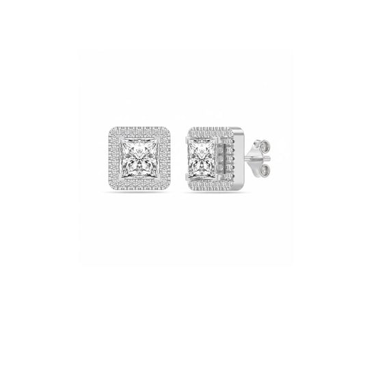 Echte Funkel Ohrringe für Damen aus 925 Sterling Silber mit Zirkonia - Image 1